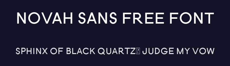 Novah Sans Free Font by Azetype — Sans Serif Font — thumbnail 2