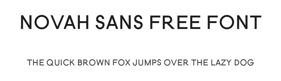 Novah Sans Free Font by Azetype — Sans Serif Font