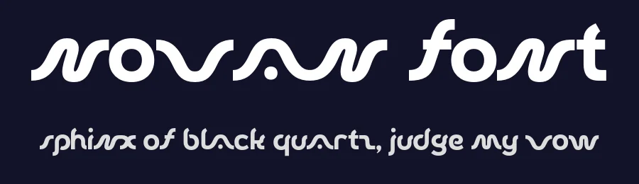 Novan Font by Drizy — Display Font — thumbnail 2