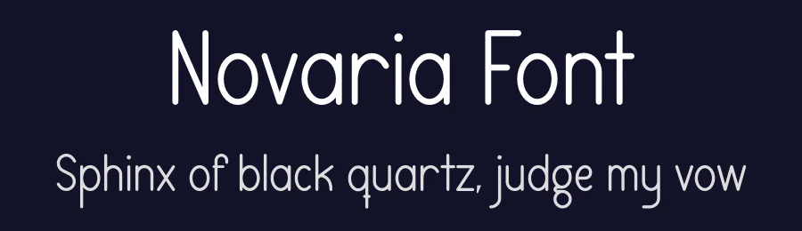 Novaria Font by Manlogs Studio — Decorative Font — thumbnail 2