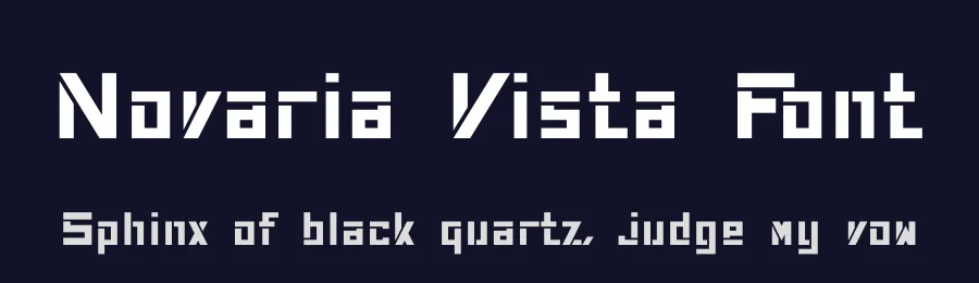 Novaria Vista Font by Cikareotype — Display Font — thumbnail 2