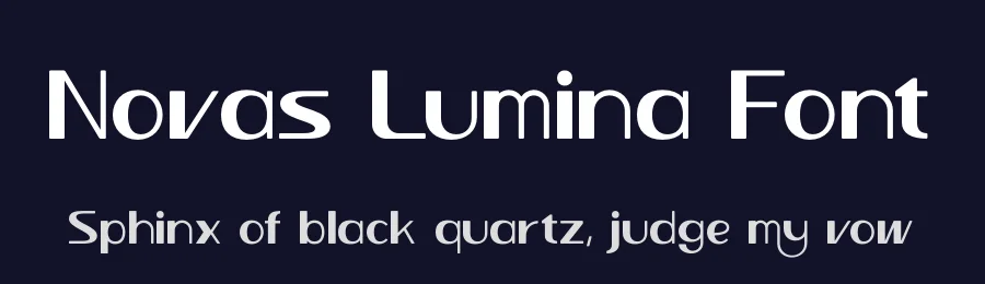 Novas Lumina Font by timelesstype.co — Display Font — thumbnail 2