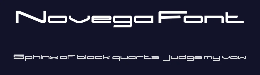 Novega Font by Flawless And Co — Display Font — thumbnail 2