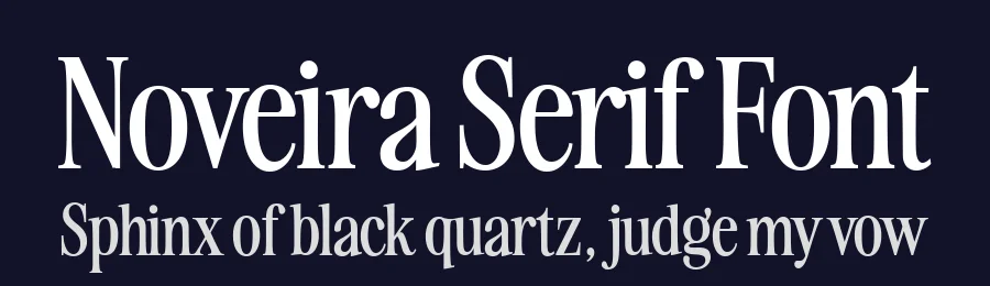 Noveira Serif Font by Dantype — Serif Font — thumbnail 2