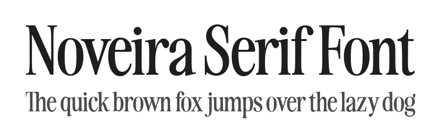 Noveira Serif Font by Dantype — Serif Font