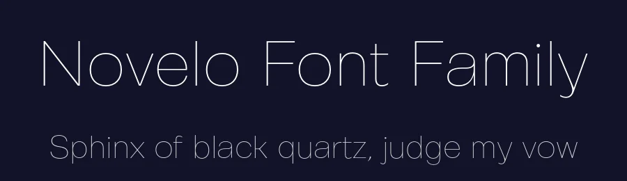 Novelo Font Family by AcidType — Decorative Font — thumbnail 2