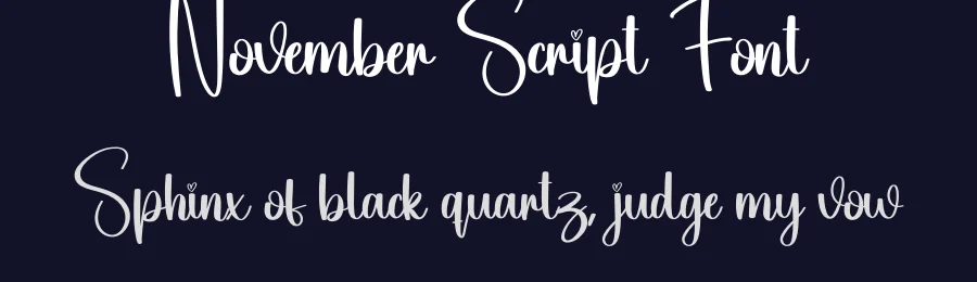November Script Font by creativeletter — Script Handwritten Font — thumbnail 2