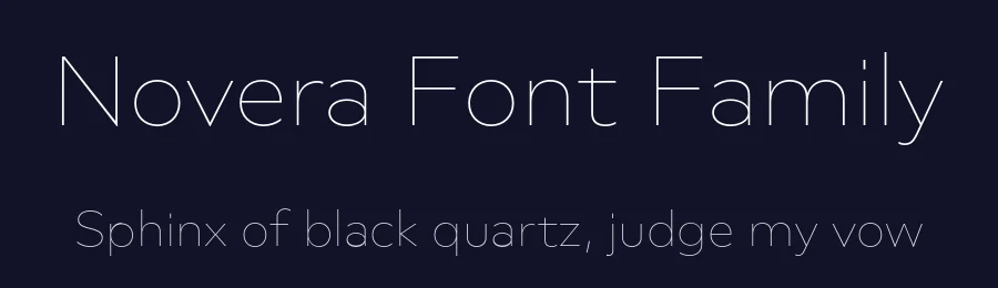 Novera Font Family by Rene Bieder — Sans Serif Font — thumbnail 2