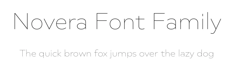 Novera Font Family by Rene Bieder — Sans Serif Font
