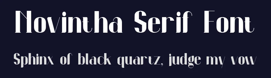 Novintha Serif Font by Rantautype — Serif Font — thumbnail 2