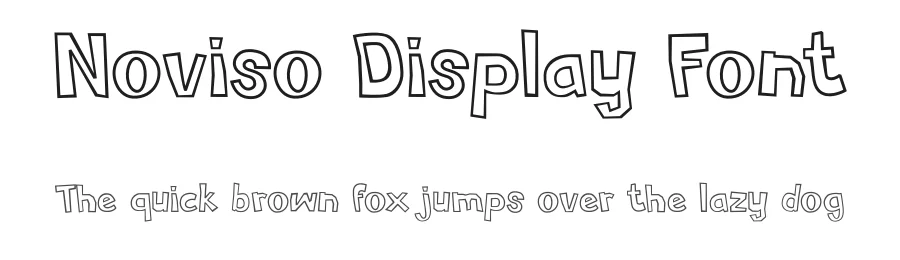 Noviso Display Font by Aivos Dreams — Display Font