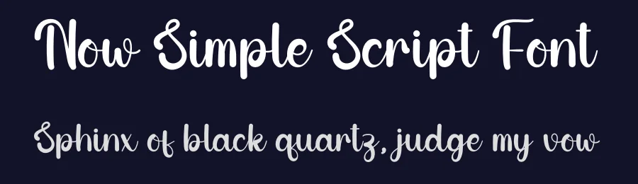 Now Simple Script Font by creativeletter — Script Handwritten Font — thumbnail 2