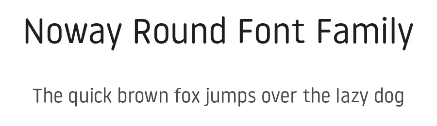Noway Round Font Family by atipo — Sans Serif Font