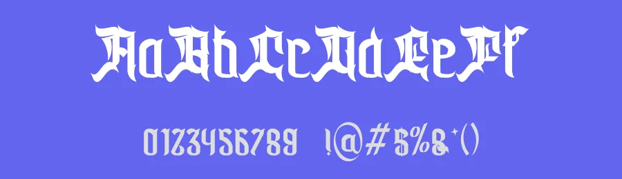 Noxfreatus Font by Dhabee — Blackletter Font — thumbnail 3