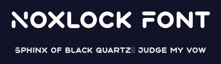 Noxlock Font by sentype — Display Font — thumbnail 2