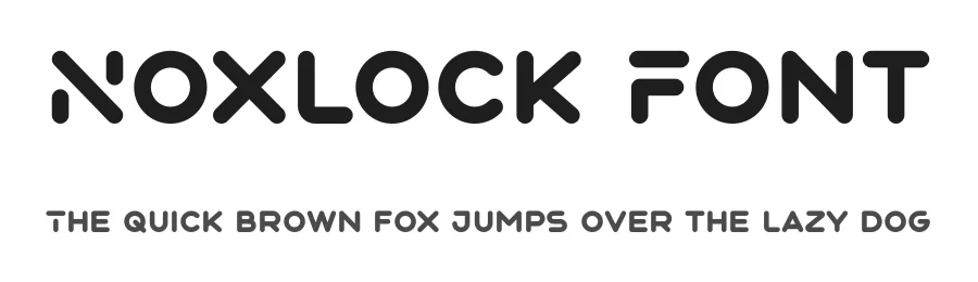 Noxlock Font by sentype — Display Font