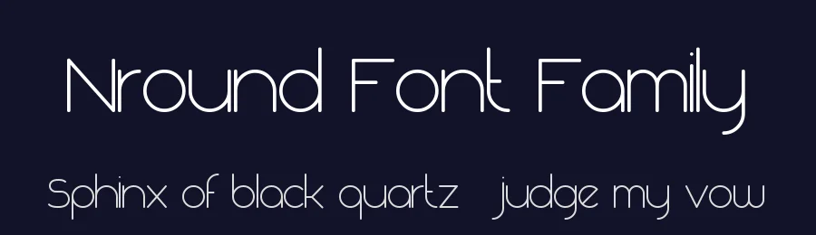 Nround Font Family by NREY — Sans Serif Font — thumbnail 2