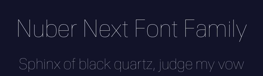 Nuber Next Font Family by The Northern Block — Sans Serif Font — thumbnail 2