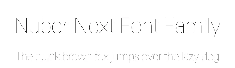 Nuber Next Font Family by The Northern Block — Sans Serif Font