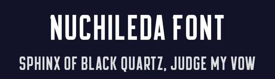Nuchileda Font by Chequered Ink — Display Font — thumbnail 2