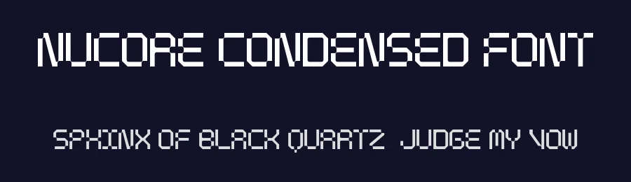 NuCore Condensed Font by Artyom Galinov — Display Font — thumbnail 2