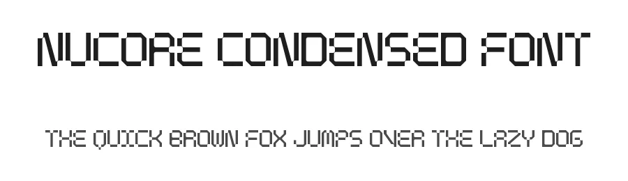NuCore Condensed Font by Artyom Galinov — Display Font