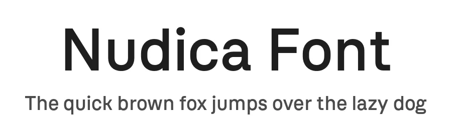 Nudica Font by atipo — Sans Serif Font