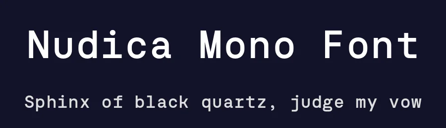 Nudica Mono Font by atipo — Sans Serif Font — thumbnail 2