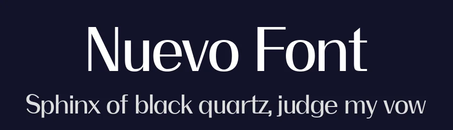 Nuevo Font by Minimalistartstudio — Display Font — thumbnail 2