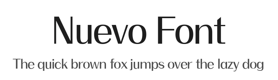 Nuevo Font by Minimalistartstudio — Display Font