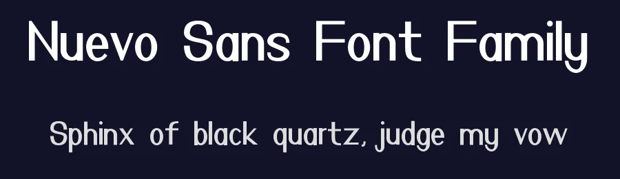 Nuevo Sans Font Family by Gartype Studio — Sans Serif Font — thumbnail 2