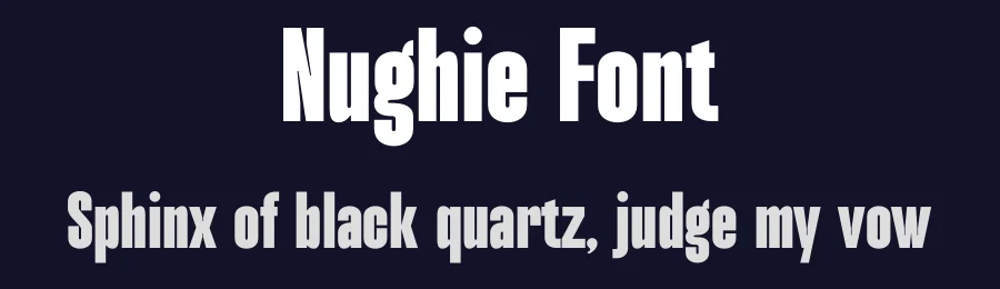 Nughie Font by TypeLogue — Sans Serif Font — thumbnail 2