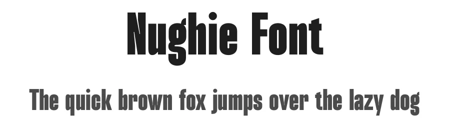 Nughie Font by TypeLogue — Sans Serif Font