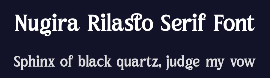 Nugira Rilasto Serif Font by timelesstype.co — Serif Font — thumbnail 2