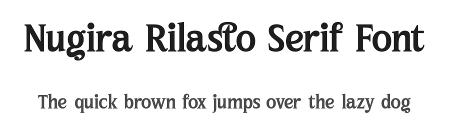 Nugira Rilasto Serif Font by timelesstype.co — Serif Font