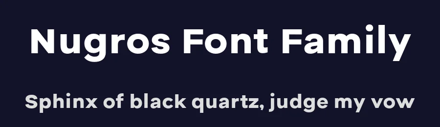Nugros Font Family by YUKITA CREATIVE — Decorative Font — thumbnail 2