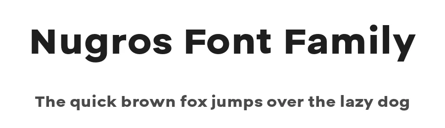 Nugros Font Family by YUKITA CREATIVE — Decorative Font