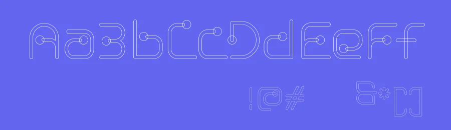 Nuixyber Glow Font by ffeeaarr — Decorative Font — thumbnail 3