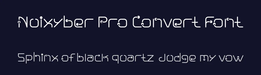 Nuixyber Pro Convert Font by ffeeaarr — Display Font — thumbnail 2