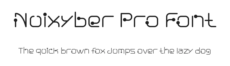 Nuixyber Pro Font by ffeeaarr — Display Font