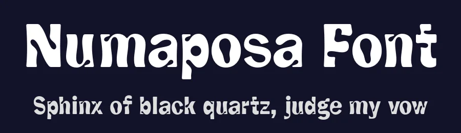 Numaposa Font by Creatifontstudios — Decorative Font — thumbnail 2