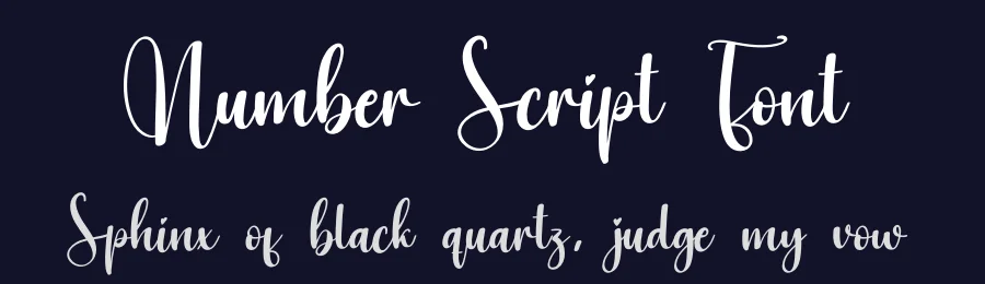Number Script Font by creativeletter — Script Handwritten Font — thumbnail 2