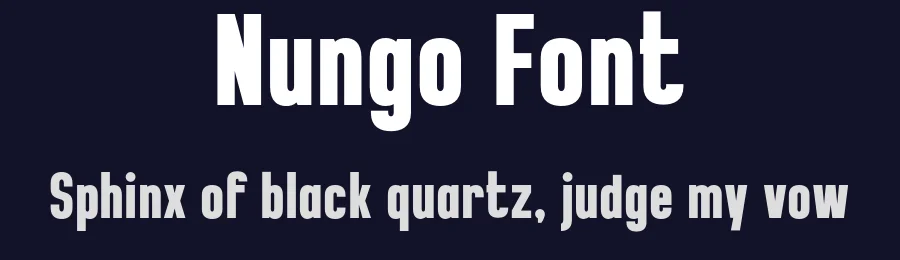 Nungo Font by wepfont — Sans Serif Font — thumbnail 2