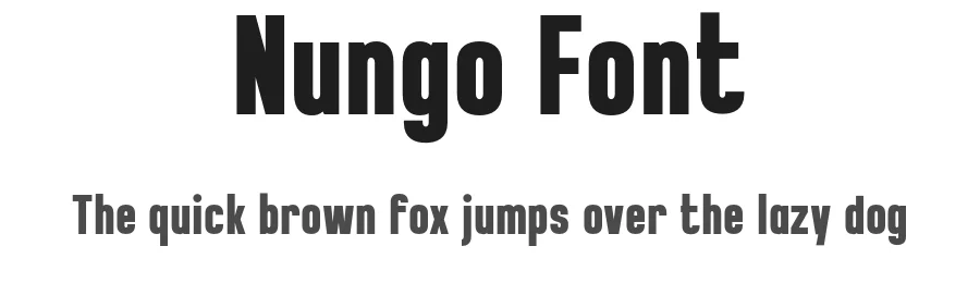 Nungo Font by wepfont — Sans Serif Font