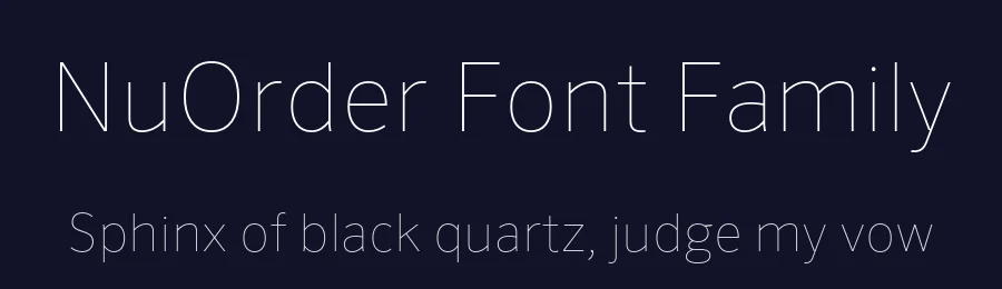 NuOrder Font Family by The Northern Block — Sans Serif Font — thumbnail 2