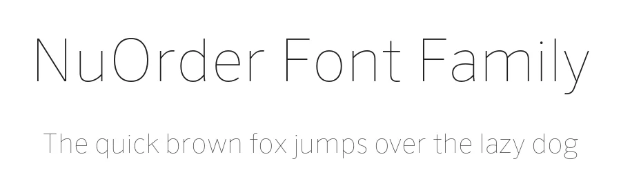 NuOrder Font Family by The Northern Block — Sans Serif Font
