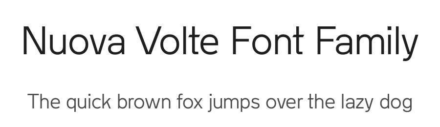 Nuova Volte Font Family by Hanken Design Co. — Sans Serif Font