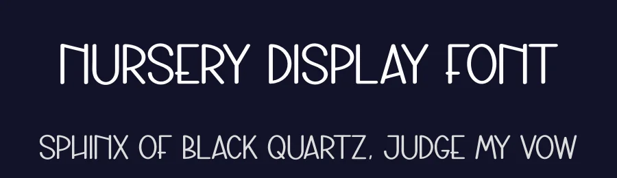 Nursery Display Font by andikastudio — Display Font — thumbnail 2