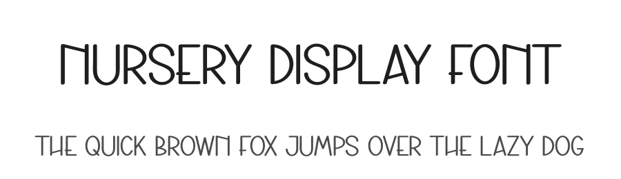 Nursery Display Font by andikastudio — Display Font