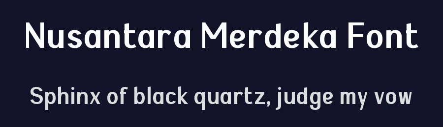 Nusantara Merdeka Font by wepfont — Sans Serif Font — thumbnail 2